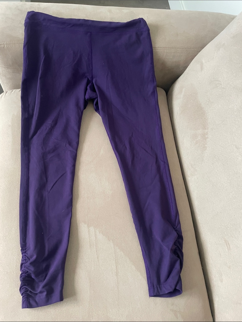 Girls' Purple Everyday Stretch Leggings